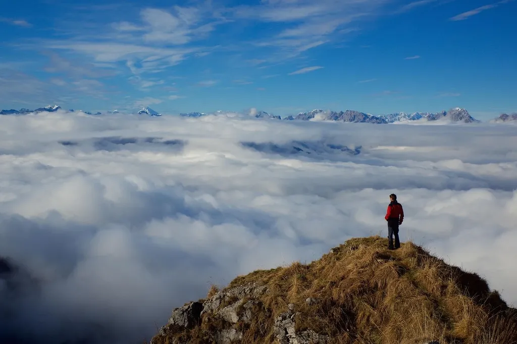 Bergpanorama von der Brecherspitz - Tagestour mit dem Zug von München