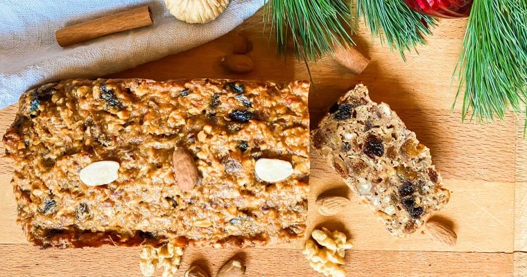 Weihnachtliches Früchtebrot ohne Zucker [REZEPT]